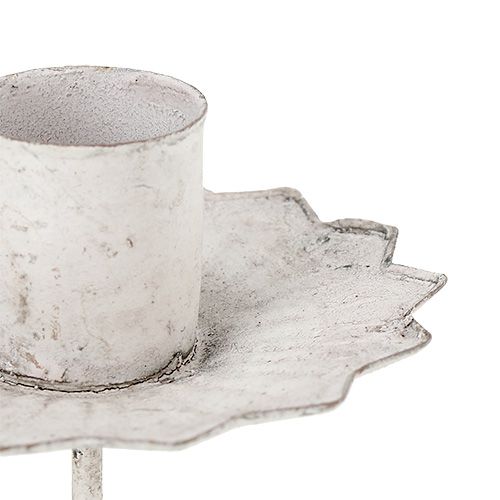 Floristik24 Taper candle holder for sticking Ø7cm cream 4pcs