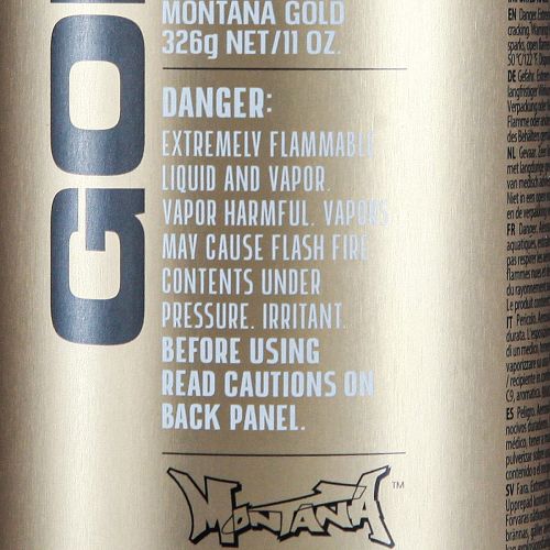 Product Spray paint black Montana Gold spray paint acrylic 400ml