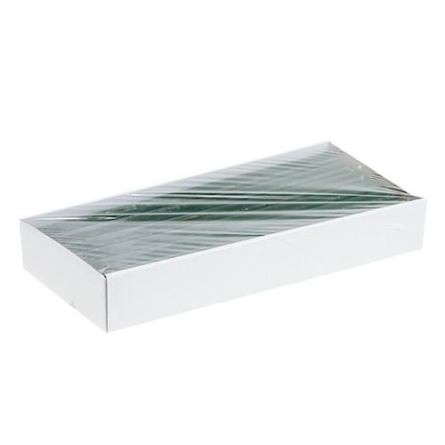 Floristik24 Stick Candle Dark Green Solid Colored 34 x 240mm 4 Pcs