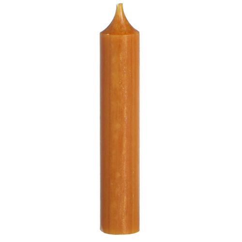 Floristik24 Short wax candles in caramel 21x110mm 6 pcs