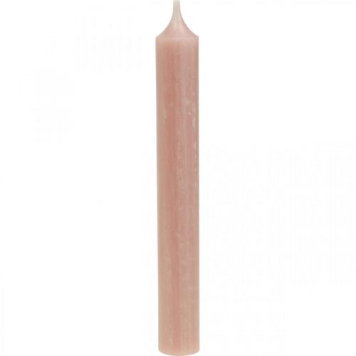 Floristik24 Pink taper candles, boho style, Ø21/170mm, 6 pieces
