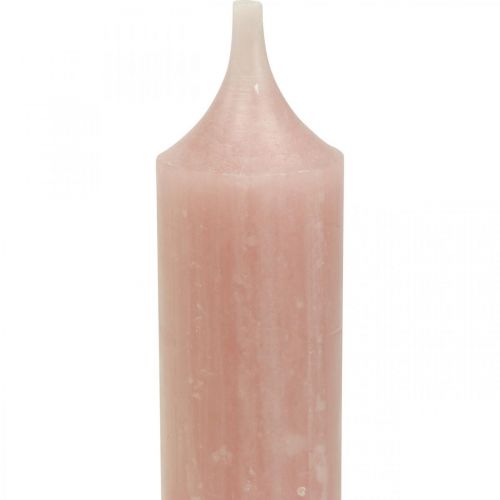 Product Rod candles, short, candles pink for deco loop Ø21/110mm 6pcs