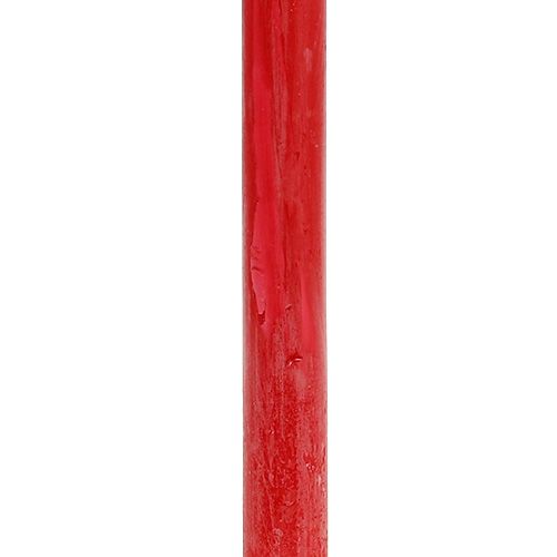 Product Taper candles 21mm x 300mm red colored 12pcs