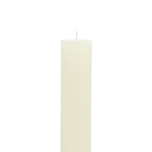 Product Stick candles colored cream 34mm x 240mm 4pcs