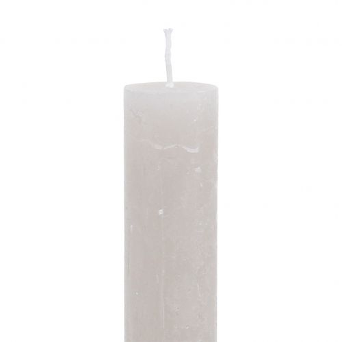 Product Candles dyed through gray 34mm x 240mm 4pcs