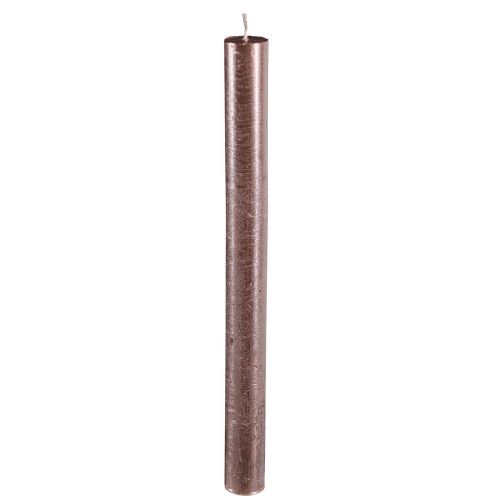 Product Taper Candles Solid Colored Copper Metallic 21×240mm 12 Pcs