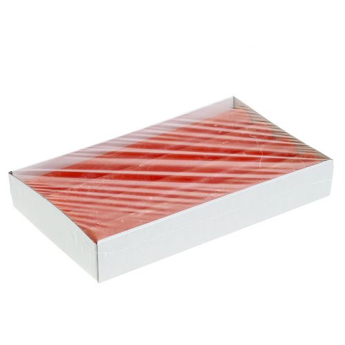 Product Taper candles colored orange 34mm x 240mm 4 pieces