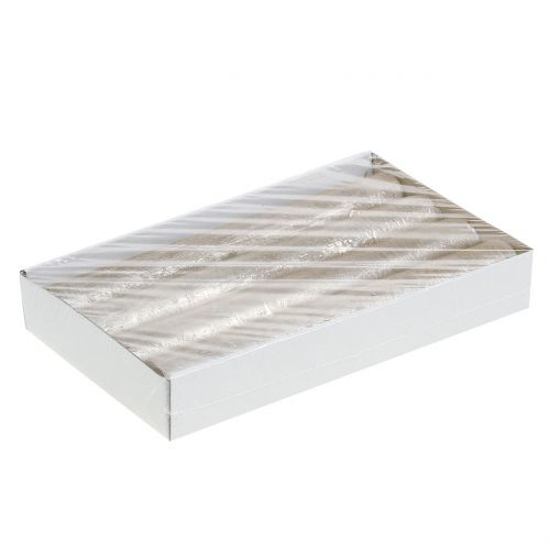 Floristik24 Taper candles colored champagne 34mm x 240mm 4 pcs