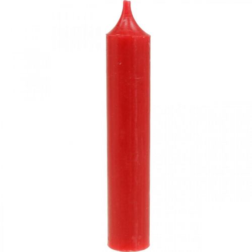 Product Rod candles short candles red decoration Christmas Ø21/110mm 6pcs