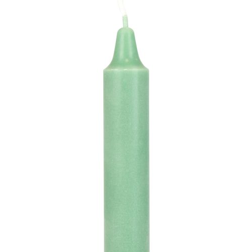 Product PURE Taper Candles Green Emerald Wenzel Candles 250/23mm 4pcs