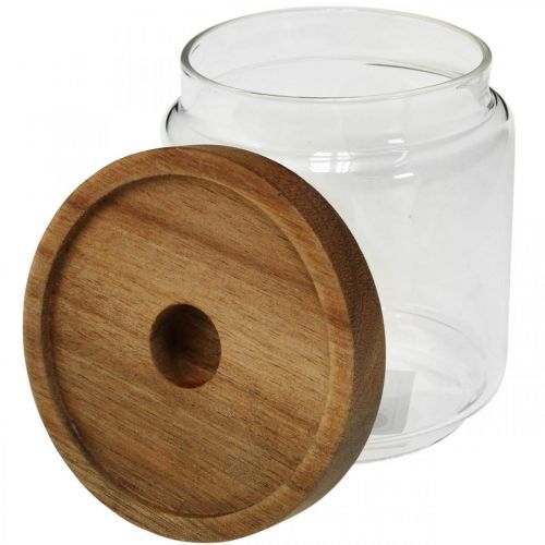 Product Candle holder glass stick candle holder decorative glass H11cm Ø9cm 2pcs