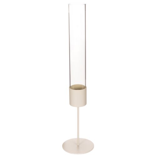 Modern 45cm glass cylinder candle holder