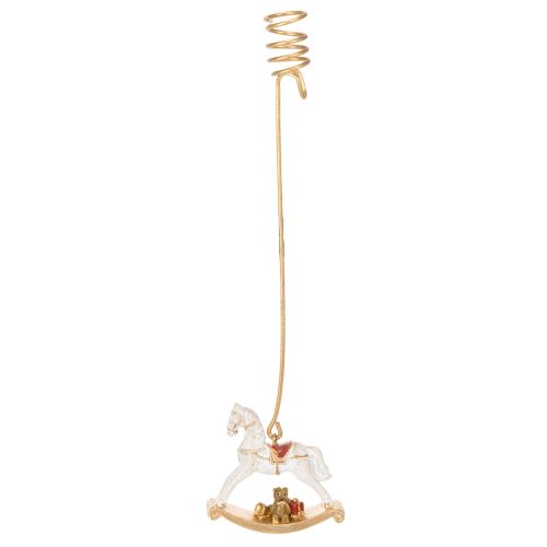 Christmas tree candle holder rocking horse 20cm 3pcs buy online | Floristik24.ie