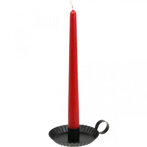 Product Candlestick Black Metal Candle Holder Ø9.5cm 4 pcs