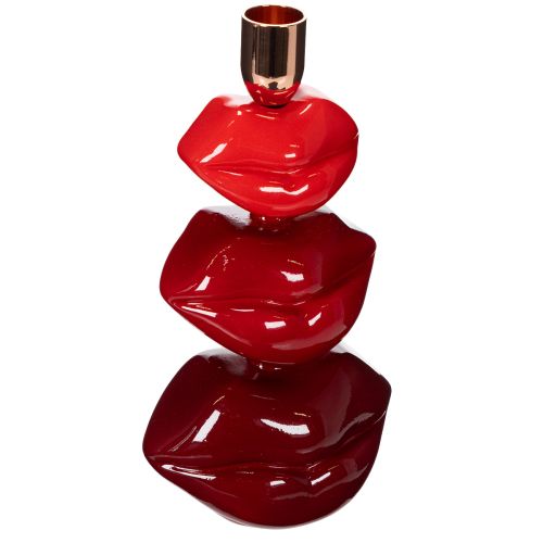 Glossy Lip Candle Holder, Modern Design, 21cm buy online | Floristik24.ie