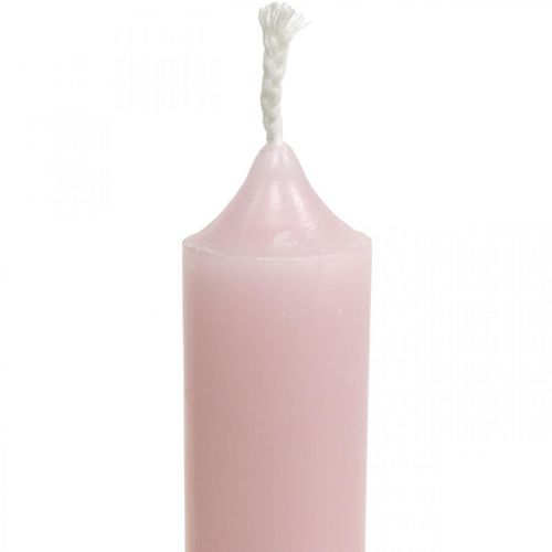 Product Pink candles short stick candles Ø22/110mm 6pcs