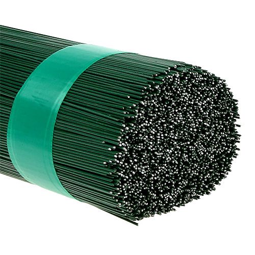 Floristik24 Plug-in wire painted green 1.2/400mm 2.5kg