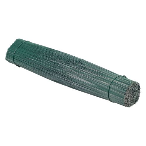 Floristik24 Plug-in wire green florist wire wire Ø0.4mm 200mm 1kg