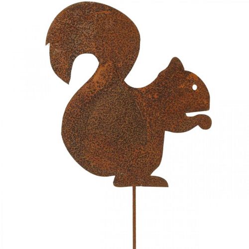 Floristik24 Garden plug squirrel patina decorative plug 20cm