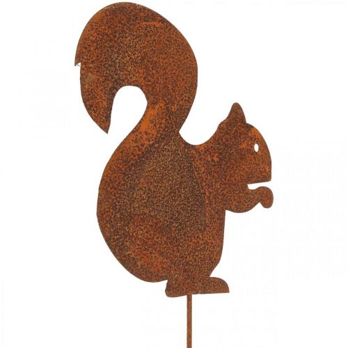 Floristik24 Garden plug squirrel patina decorative plug 20cm
