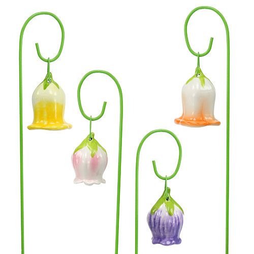 Plug ceramic flowers 5cm 28cm 8pcs