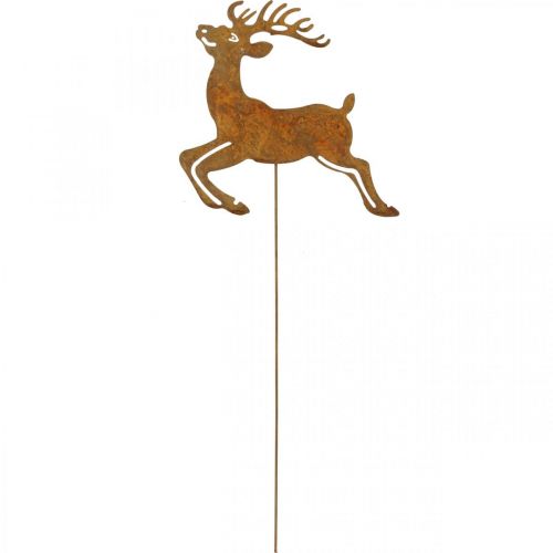 Floristik24 Garden plug patina decorative plug deer decoration 21.5cm