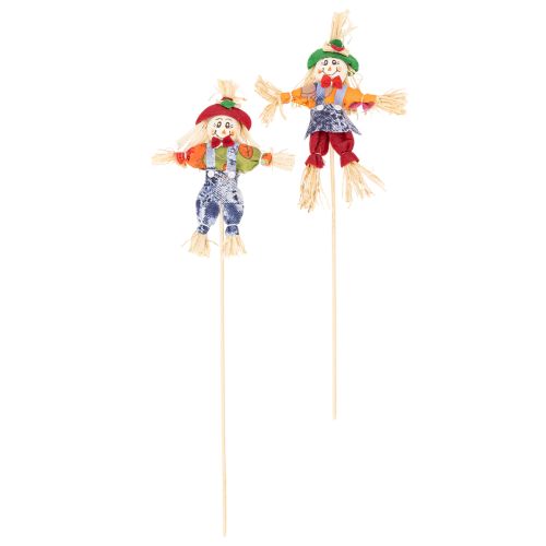 Flower stakes scarecrow for flower arrangements 37cm 6pcs | Floristik24.ie