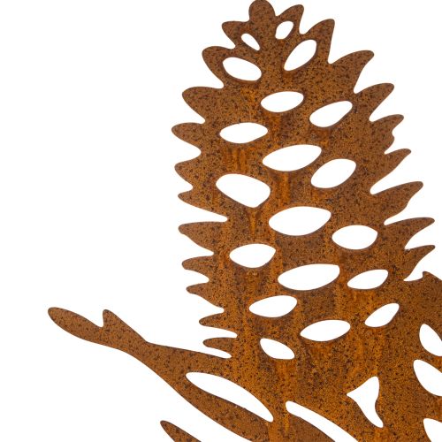Metal pine cone decoration, pine cone motif, 96cm | Floristik24.ie