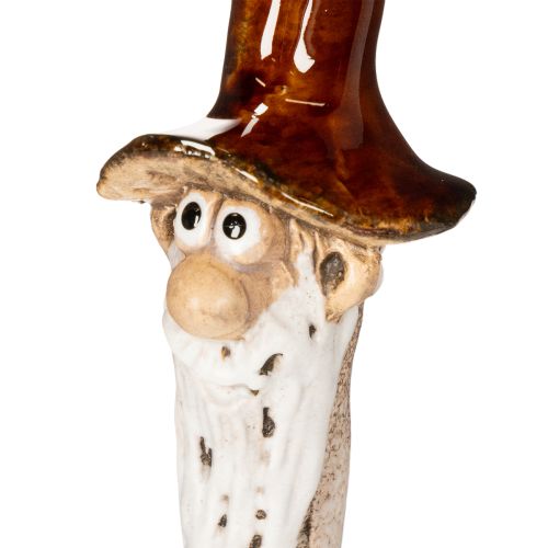 Decorative garden gnome figure for plant pots, 16cm, 2 pieces | Floristik24.ie