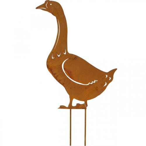 Patina Garden Stake Goose Retro H42.5cm