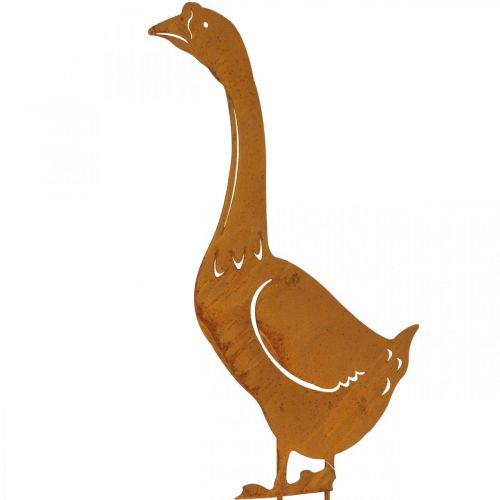 Floristik24 Patina Garden Stake Goose Retro H42.5cm