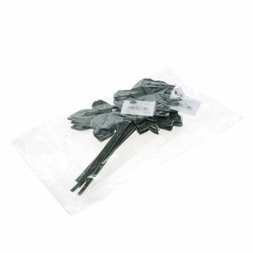 Product Metal plug rose silver-grey, white washed metal 20cm × 11.5cm 8 pcs