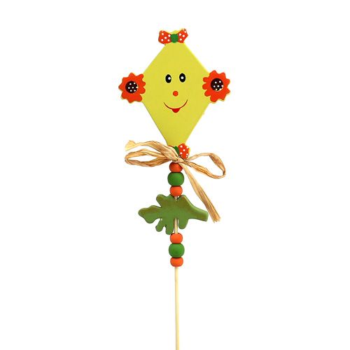 Plugs for flowers dragon yellow L31cm 4pcs