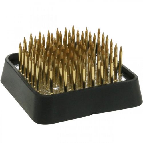 Product Kenzan Square Flower Hedgehog Brass 40×40mm