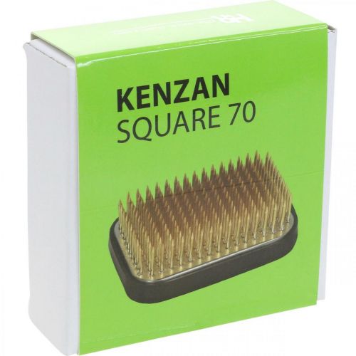 Product Kenzan Rectangular Silver Brass 70×50mm