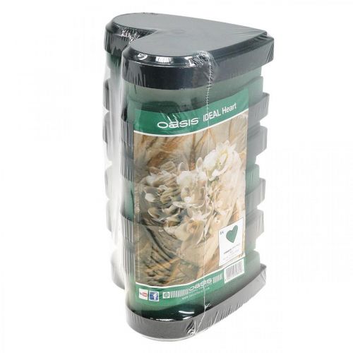 Product Floral Foam Heart with Base 13cm 6 pcs