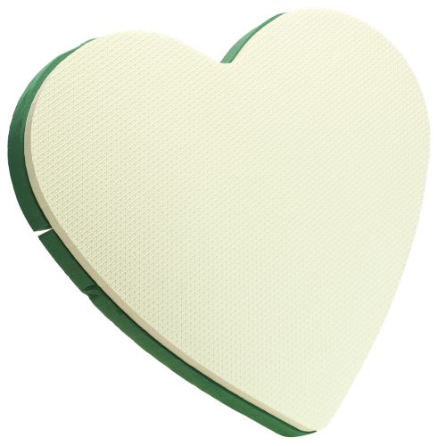 Product Floral foam heart large wet floral foam green 48cm 2 pcs