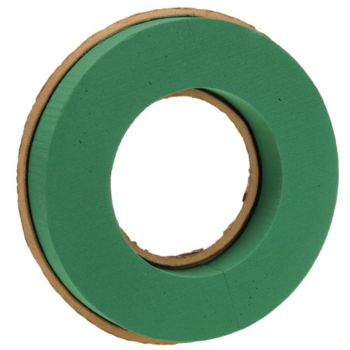 Product Floral foam wreath wet floral foam on cardboard Ø30cm 2 pcs