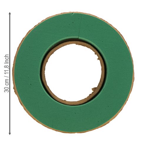 Product Floral foam wreath wet floral foam on cardboard Ø30cm 2 pcs
