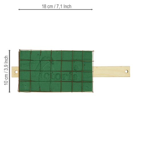 Product Floral foam brick Florette Eco wooden base 18×10cm