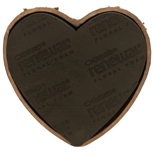 Heart-shaped floral foam OASIS® Renewal® Floral Foam Biolit® 26cm 2pcs