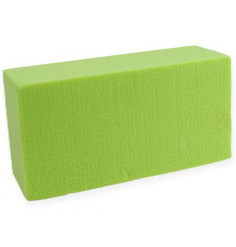 Floral Foam Bricks Rainbow Lime Green 4pcs