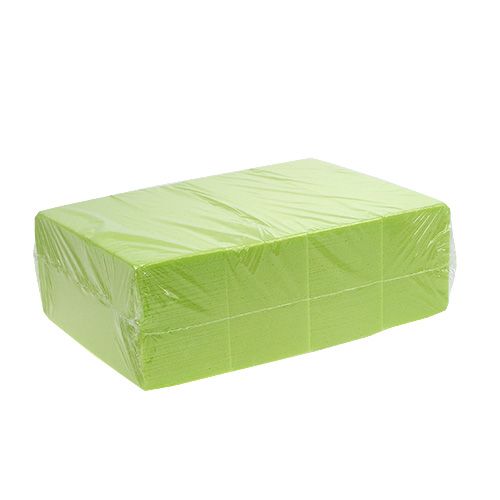 Floristik24 Floral Foam Bricks Rainbow Lime Green 4pcs