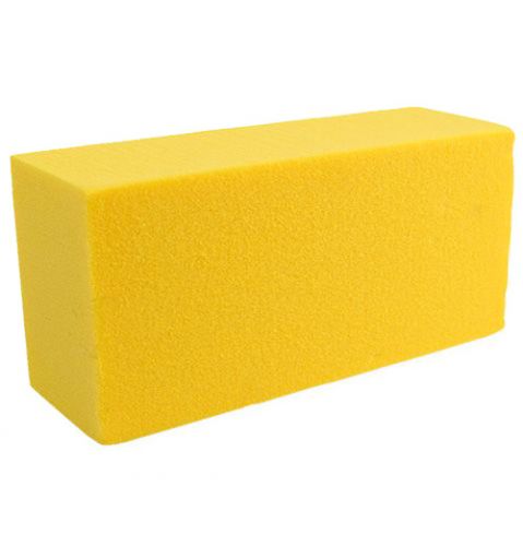 Floral foam bricks Rainbow sun yellow 4 pieces