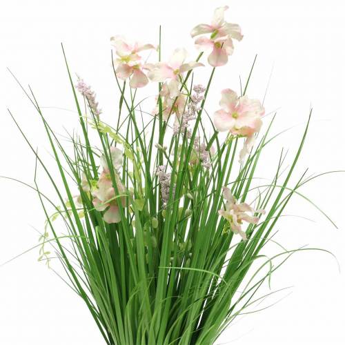 Floristik24 Deco standing bouquet with meadow flowers artificial pink 51cm