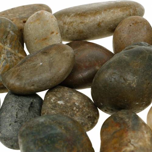 Product River Pebbles Natural Light and Dark 3-6cm 1kg