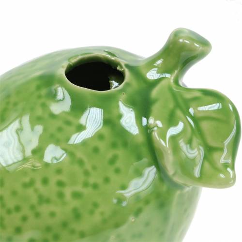 Floristik24 Earthenware vase lime green 10cm