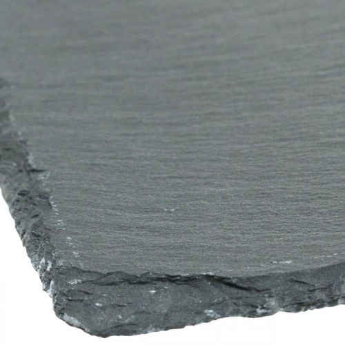 Floristik24 Natural slate, stone tray, slate anthracite 45×30cm