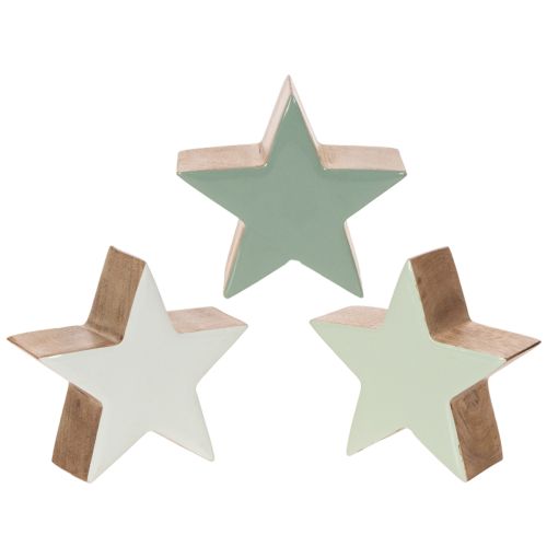 Decorative Star Figurine, Tabletop Decoration, 10cm, 3 Pieces