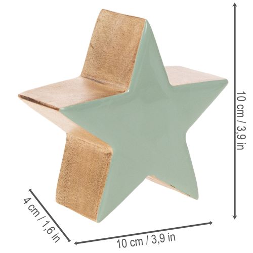 Decorative Star Figurine, Tabletop Decoration, 10cm, 3 Pieces | Floristik24.ie